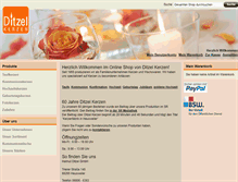 Tablet Screenshot of ditzel-kerzen.de